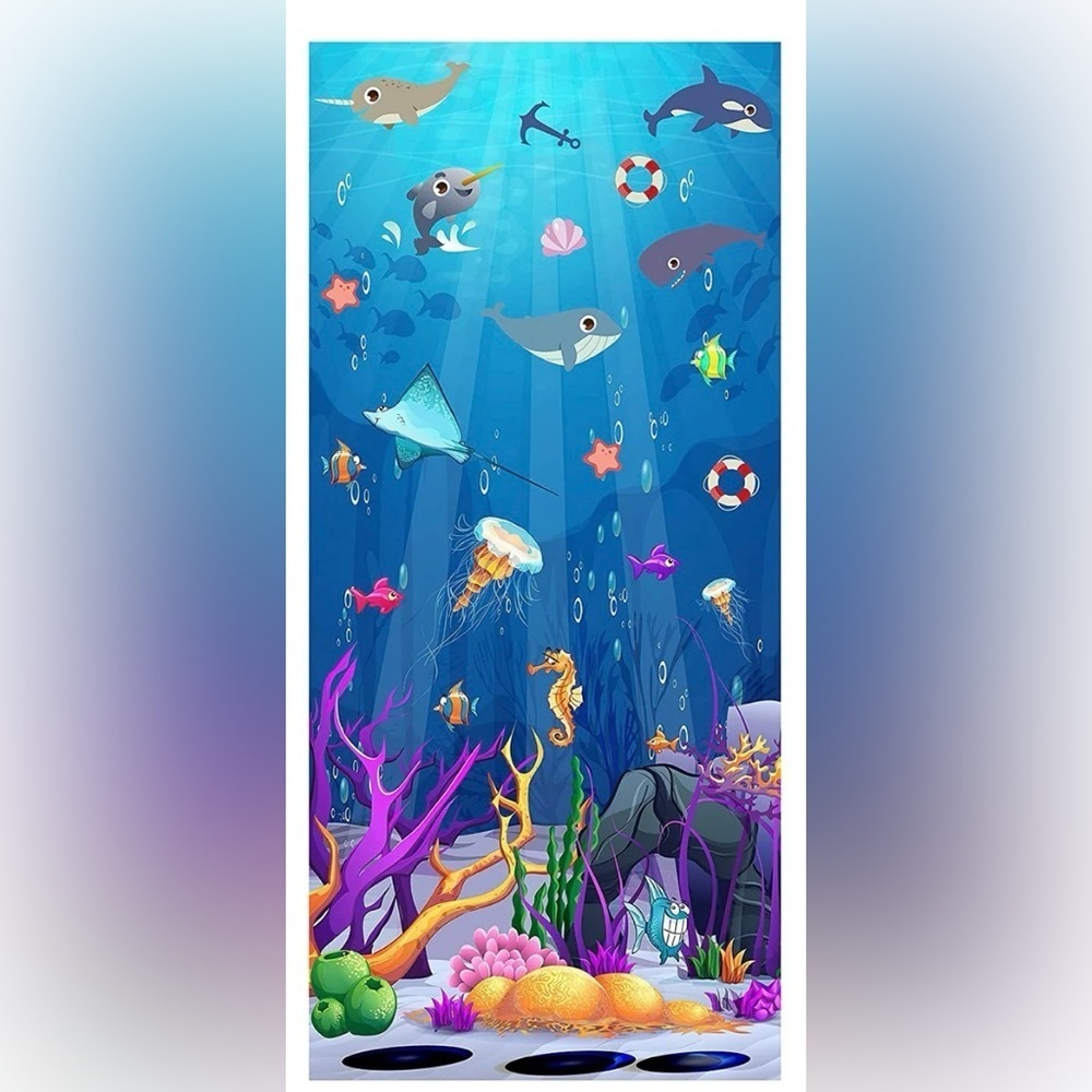 Elite Trend kids Beach Towel - Sea Animal (63x31 inches) - Picture 2 of 6
